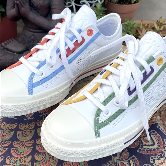 New Converse One Star “Star Player” OX Leather 8 - Picture 5 of 14